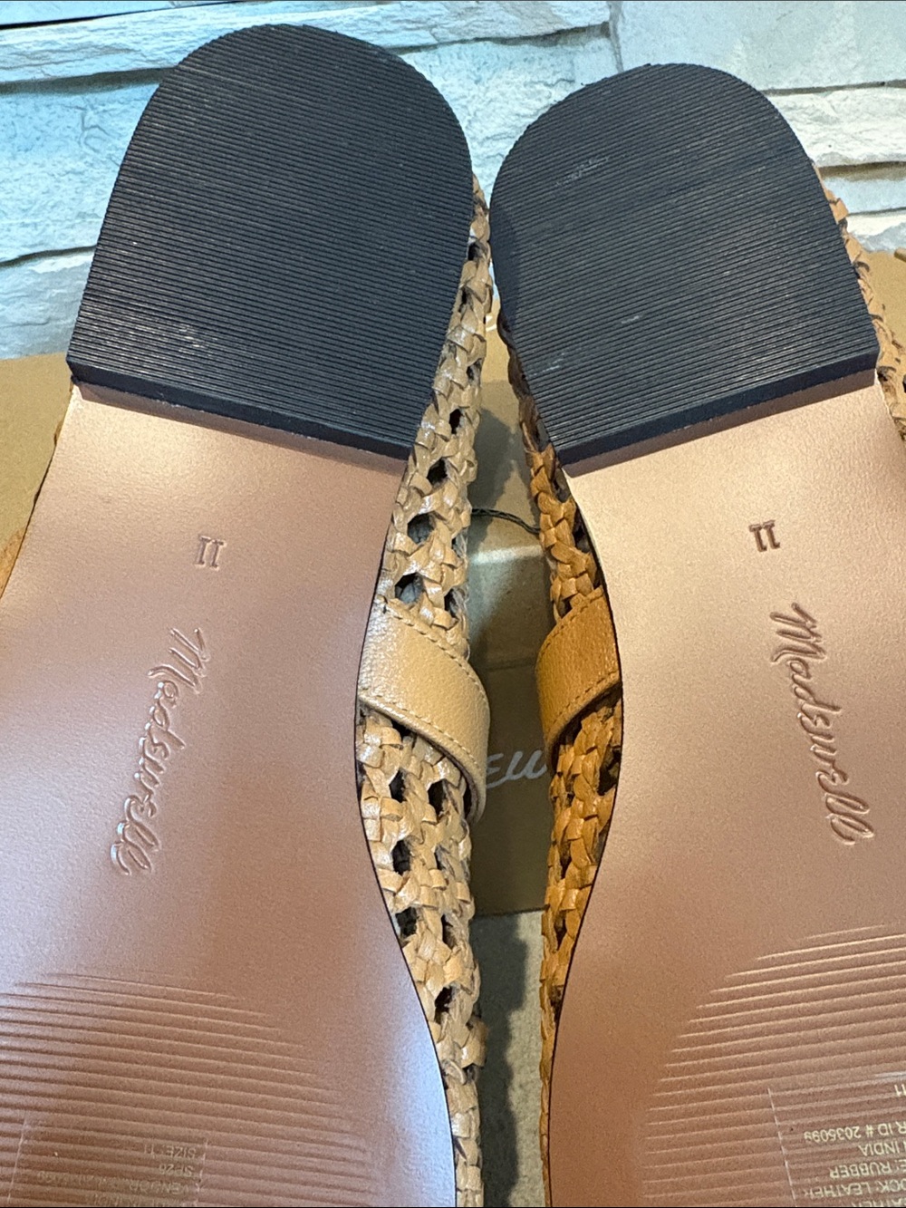 New Madewell Remy Mary Jane Leather Flats - Picture 9 of 10